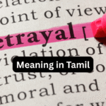 Betrayal Meaning in Tamil