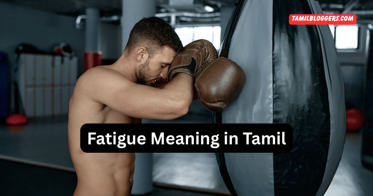 Fatigue Meaning in Tamil