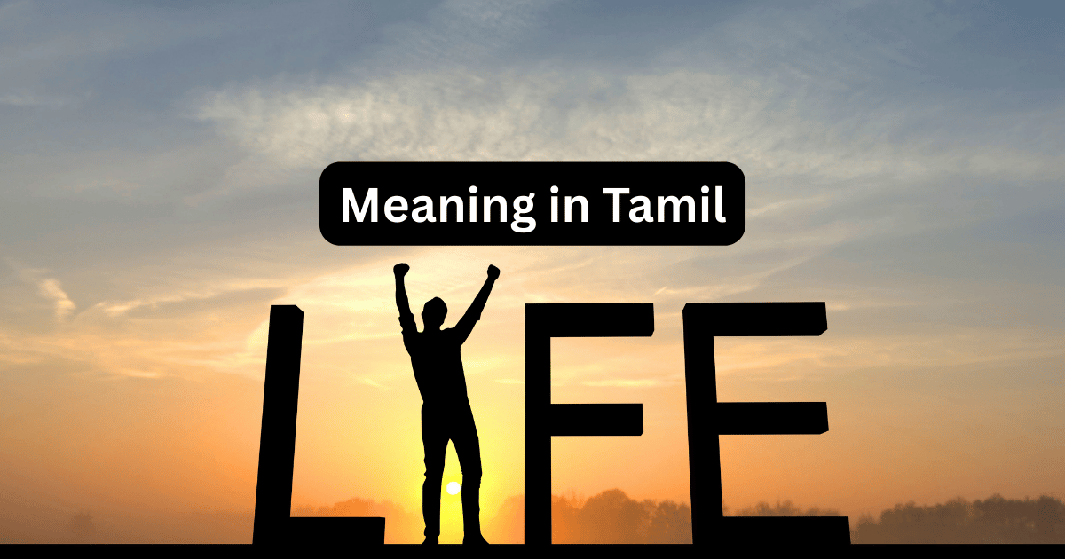 Life meaning in Tamil