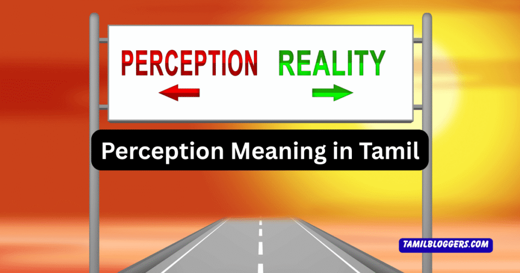 Perception Meaning in Tamil