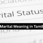 Marital Meaning in Tamil