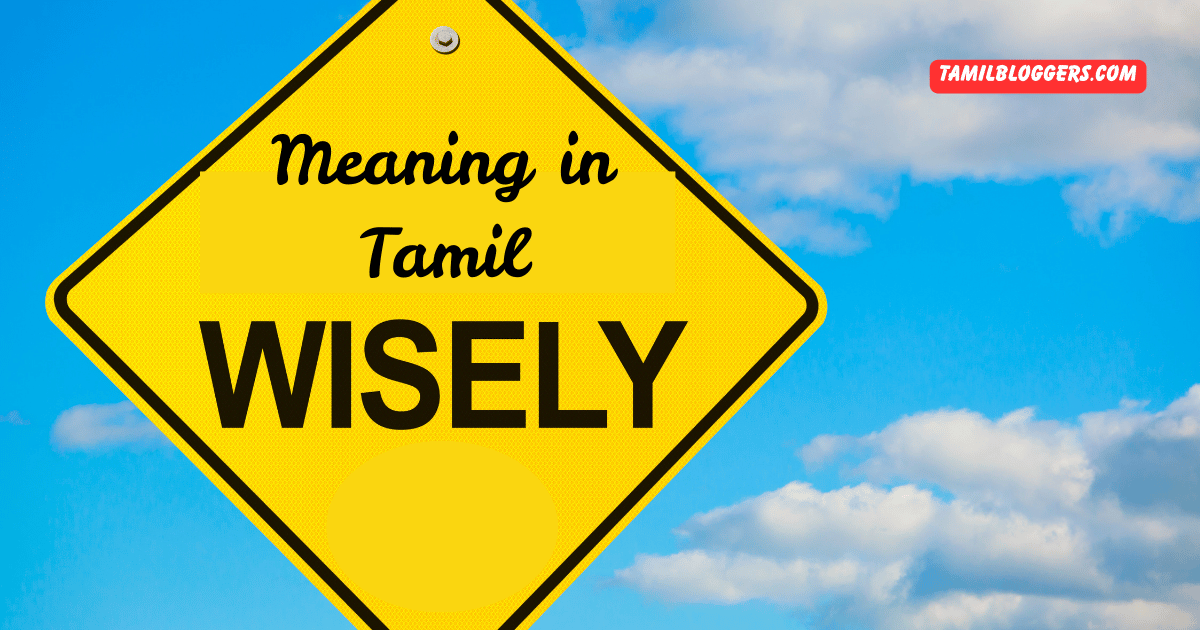 Wisely Meaning in Tamil